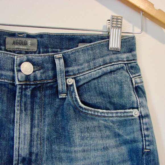 Aritzia Agolde Camile Jeans High Rise Straight Leg Ankle Jeans Size 24 - Picture 4 of 16